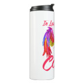 In der Liebe zum Gedächtnis meines Cousins Wings B Thermosbecher (Nach links gedreht)