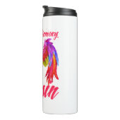 In der Liebe zum Gedächtnis meines Cousins Wings B Thermosbecher (Nach rechts gedreht)