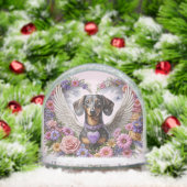 In der Liebe zur Dackel Schneekugeln (Weihnachten)
