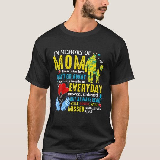 In der Liebe zur Mama im Himmel, meine Mama meine T-Shirt (Vorderseite)