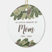 In der liebenden Erinnerung an die Mama Personalis Keramik Ornament (Links)