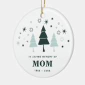 In der liebenden Erinnerung an die Mama Personalis Keramik Ornament (Links)