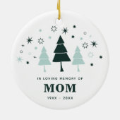 In der liebenden Erinnerung an die Mama Personalis Keramik Ornament (Hinten)