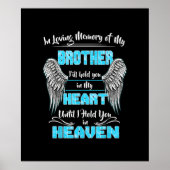 In der liebenden Erinnerung an meinen Bruder wird Poster (Vorne)