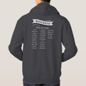 In der liebenden Erinnerung, Erinnerung an festgeh Hoodie (Rückseite)