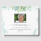 In der liebenden Erinnerung, Grünen Beerdigung Fot Gästebuch (Vorderseite)