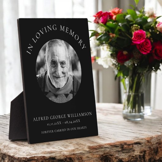 in der liebenden Erinnerung moderne einfache Foto- Fotoplatte