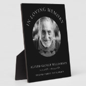 in der liebenden Erinnerung moderne einfache Foto- Fotoplatte (Seite)