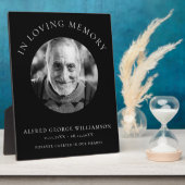 in der liebenden Erinnerung moderne einfache Foto- Fotoplatte (Seite)