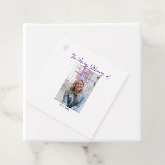 In der liebevollen Erinnerung an den Speicher-Keep Geschenkanhänger (Beispiel)