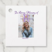 In der liebevollen Erinnerung an den Speicher-Keep Geschenkanhänger (Vorderseite)