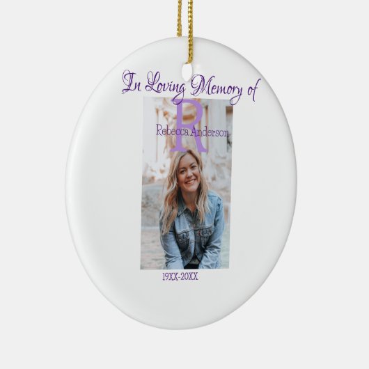 In der liebevollen Erinnerung an den Speicher-Keep Keramik Ornament (Rechts)