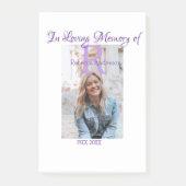 In der liebevollen Erinnerung an den Speicher-Keep Post-it Klebezettel (Vorderseite)