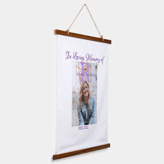 In der liebevollen Erinnerung an den Speicher-Keep Wandteppich Mit Holzrahmen (Gewinkelt)