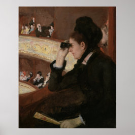 In der Loge von Mary Cassatt Poster