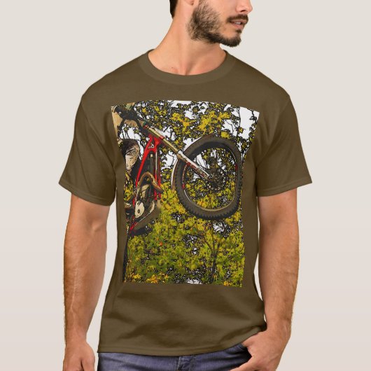 In der Luft - Dirt Bike Race T-Shirt (Vorderseite)