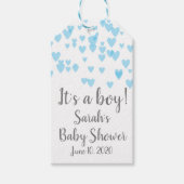 In der Luft verstreute Herzen Geschenkanhänger (Vorderseite)