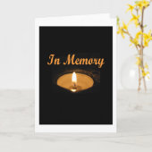 In der Memory Candle glühen Karte (Gelbe Blume)