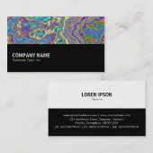 In der Mitte 035 - Buntes Mineral Visitenkarte (Vorne/Hinten)