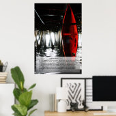 In der Mitte der Zeit Poster (Heimbüro)