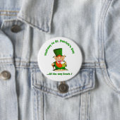 In der Mitte zu St Patrick Tag Button (Beispiel)