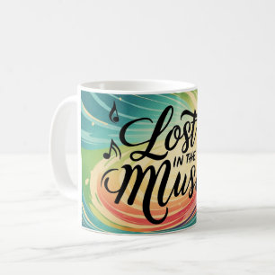 In der Musik verloren Kaffeetasse
