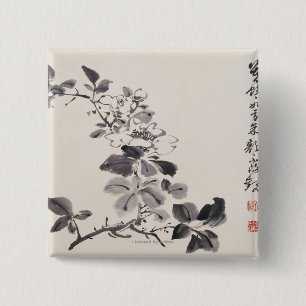 In der Nachahmung von Xu Weiï ¿ ½ s Blumen No.5 Button