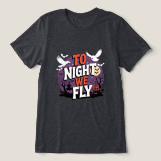 In der Nacht fliegen wir. Tri-Blend Shirt