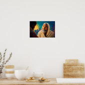 In der Nacht mit Christus: Heiliger Nicodemus Poster (Küche)