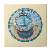 In der Nähe befindet sich die Astronomische Uhr vo Fliese (Vorderseite)