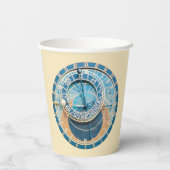 In der Nähe befindet sich die Astronomische Uhr vo Pappbecher (Rückseite)