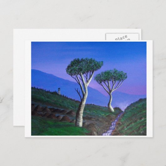 In der Nähe der DMZ Südkorea Postkarte (Vorne/Hinten)