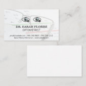 in der Nähe der fertigen Augen | Augenuntersuchung Visitenkarte (Vorne/Hinten)