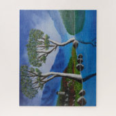 In der Nähe des DMZ Korea River Lookout Tower Puzzle (Vertikal)