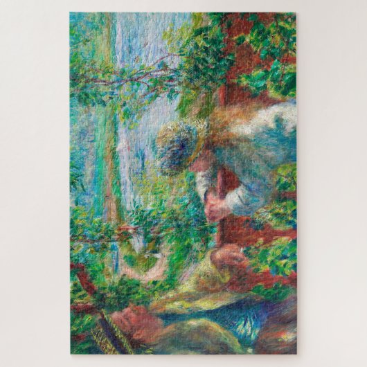 In der Nähe des Sees von Renoir Impressionist Male Puzzle (Vertikal)
