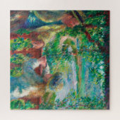 In der Nähe des Sees von Renoir Impressionist Male Puzzle (Horizontal)