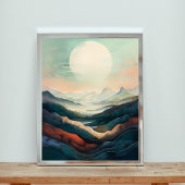 In der Nähe: Eine ruhige Bergwelt Poster