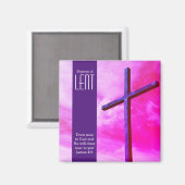 IN DER NÄHE VON GOD Lenten OSTE gezeichnet Magnet (Vorderseite/Rückseite)