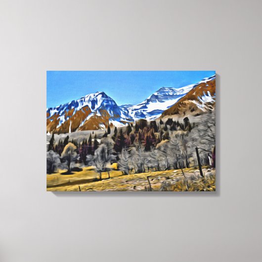 In der Nähe von Sundance Resort in Utah Leinwanddruck (Vorderseite)