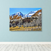 In der Nähe von Sundance Resort in Utah Leinwanddruck (Insitu (Holzboden))