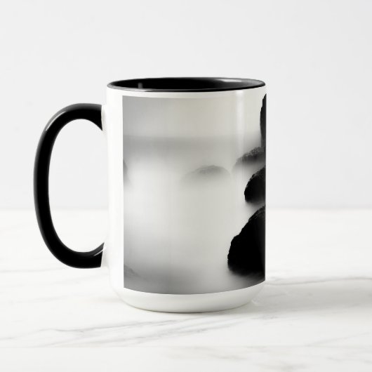 In der NebelKaffeetasse Oregon-Küste Brookings Tasse (Links)