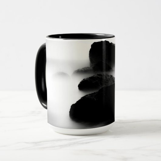 In der NebelKaffeetasse Oregon-Küste Brookings Tasse (Vorderseite Links)