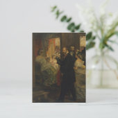In der Oper, 1862 Postkarte (Stehend Vorderseite)