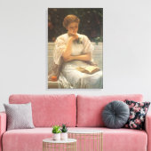 In der Orangerie von Charles Edward Perugini Leinwanddruck (Insitu (Wohnzimmer))