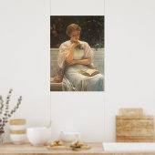 In der Orangerie von Charles Edward Perugini Poster (Küche)