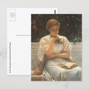In der Orangerie von Charles Edward Perugini Postkarte