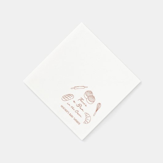 In der Oven Bäckerei gibt es einen Knopf Serviette (Ecke)