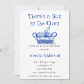 In der Ovenbrotdusche ist ein Bun. Einladung (Vorderseite)