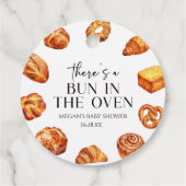 In der Ovenbrotdusche ist ein Bun. Geschenkanhänger (Rückseite)