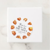 In der Ovenbrotdusche ist ein Bun. Geschenkanhänger (Beispiel)